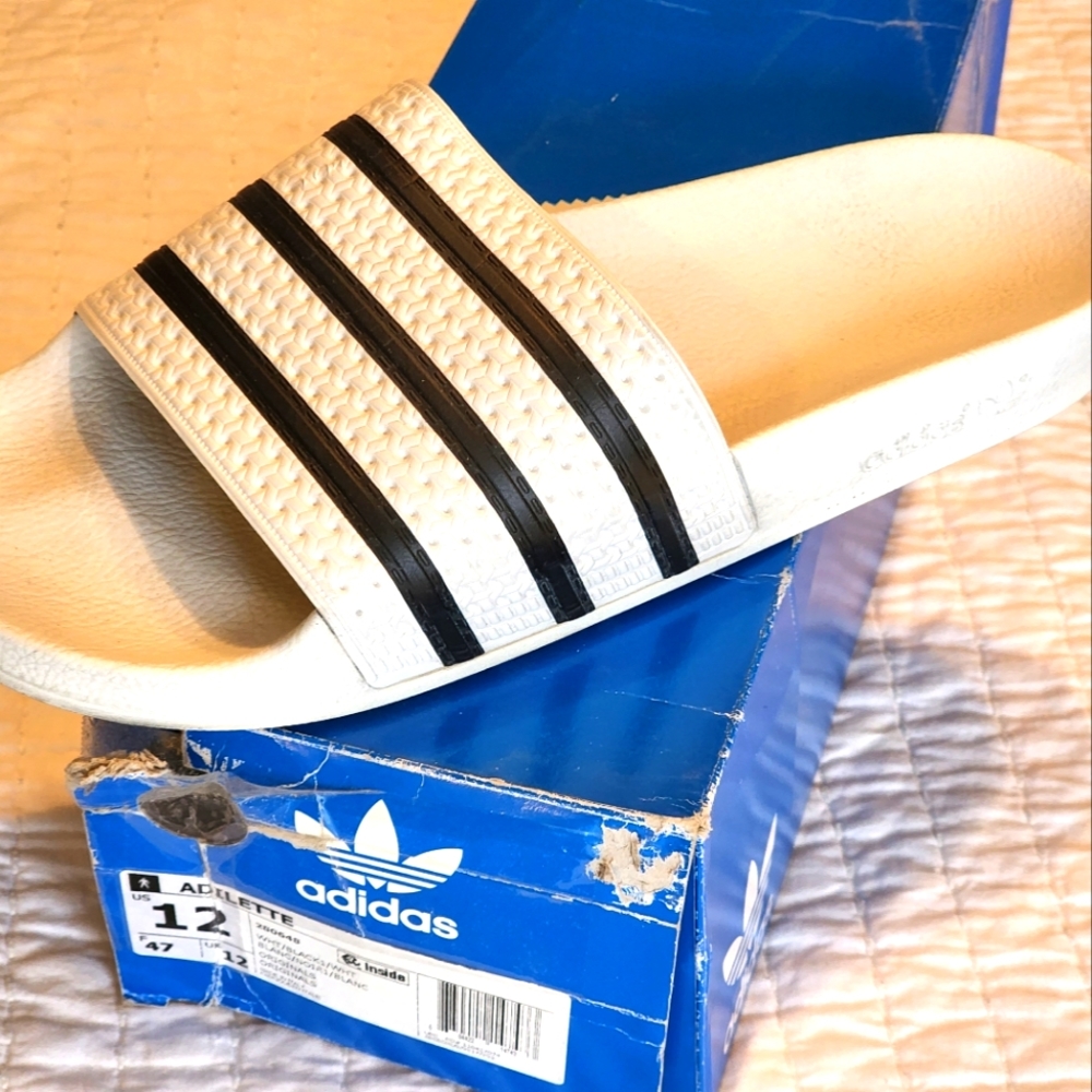 Adidas Adilette slides size 12